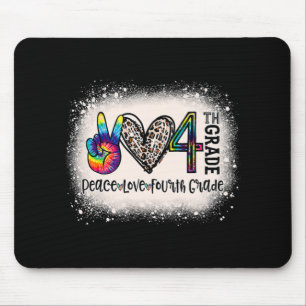 Peace Liebe 4. Klasse Mädchen Lehrerin zurück zur  Mousepad