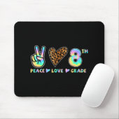 Peace Liebe 8. Klasse Squad Zurück zum Schullehrer Mousepad (Mit Mouse)