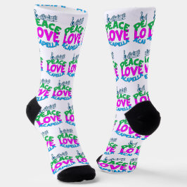 Peace Liebe Acapella Group Women Socken