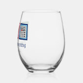 Peace Liebe Accounting Custom Accountant Company Weinglas Ohne Stiel (Links)