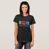 Peace Liebe Adaptiert PE Teacher T-Shirt (Vorne ganz)