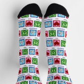 Peace Liebe Akupunktur Niedlich Akupunkturist Socken (Oben)