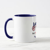 "Peace Liebe America" Patriotische Symbole nach Ma Tasse (Links)