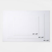 Peace Liebe America Quote Flag Heart Peace Sign US Fußmatte (Skala)