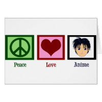 Peace Liebe Anime Card