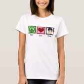 Peace Liebe Anime T-Shirt (Vorderseite)