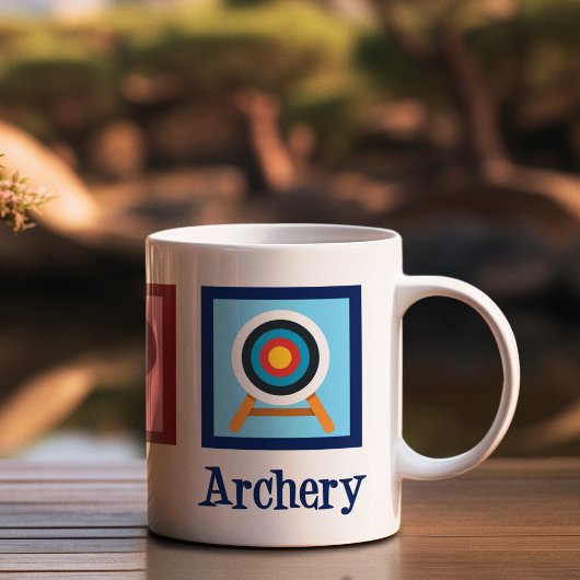 Peace Liebe Archery Niedlich Weihnachten Kaffeetasse