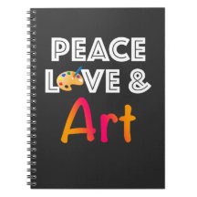 Peace Liebe & Art Design mit Painter-Palette