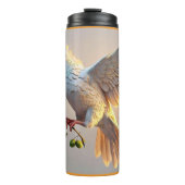 "Peace Liebe Art Expression" Thermosbecher (Vorderseite)