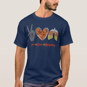 Peace Liebe Atemtherapeut Halloween Kostüm T-Shirt