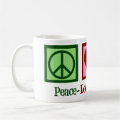 Peace Liebe Audiology Niedlich Audiologin Kaffeetasse (Links)