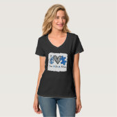 Peace Liebe Autismus T-Shirt Plus Größe (Vorderseite Vollansicht)