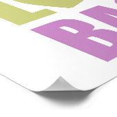 Peace Liebe Bacon Poster (Ecke)