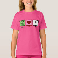 Peace Liebe Ballett Rosa Girls