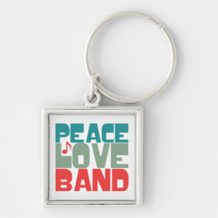 Peace Liebe Band Schlüsselanhänger