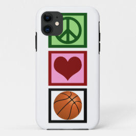 Peace Liebe Basketball Case-Mate iPhone Hülle