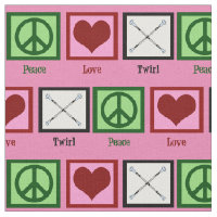 Peace Liebe Baton Twirling