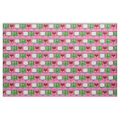 Peace Liebe Baton Twirling Stoff (Fat Quarter (45,7 x 55,9 cm))