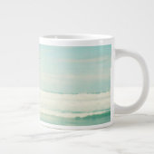 Peace Liebe Beach Jumbo-Tasse (Rechts)