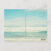 Peace Liebe Beach Postkarte (Rückseite)