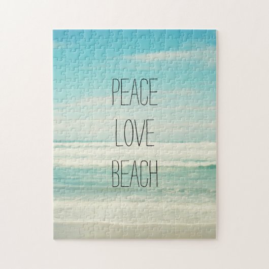 Peace Liebe Beach Puzzle (Vertikal)