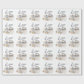 Peace Liebe Beach Seagull Küste Geschenkpapier (Flach)