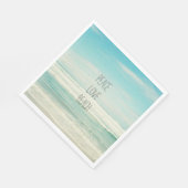 Peace Liebe Beach Serviette (Ecke)