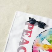 Peace Liebe Beach Strandtuch (Beispiel)