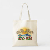 Peace Liebe Beach Summer Toto Bag Tragetasche (Rückseite)