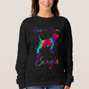 Peace Liebe Beagle Dog Sweatshirt