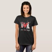Peace Liebe Beagle Dog T-Shirt (Vorne ganz)