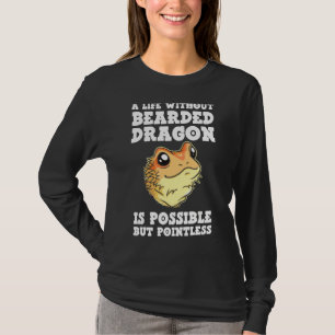 Peace Liebe Bearded Dragon Lizard Reptile Gecko Pe T-Shirt
