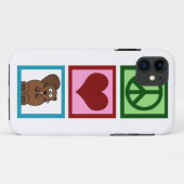 Peace Liebe Beavers Case-Mate iPhone Hülle (Rückseite (Horizontal))