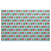 Peace Liebe Beavers Stoff (Fat Quarter (45,7 x 55,9 cm))