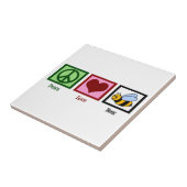 Peace Liebe Bees Fliese (Seite)