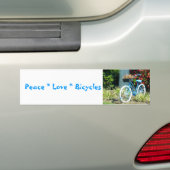 Peace Liebe Bicycles Autoaufkleber (Auf Auto)