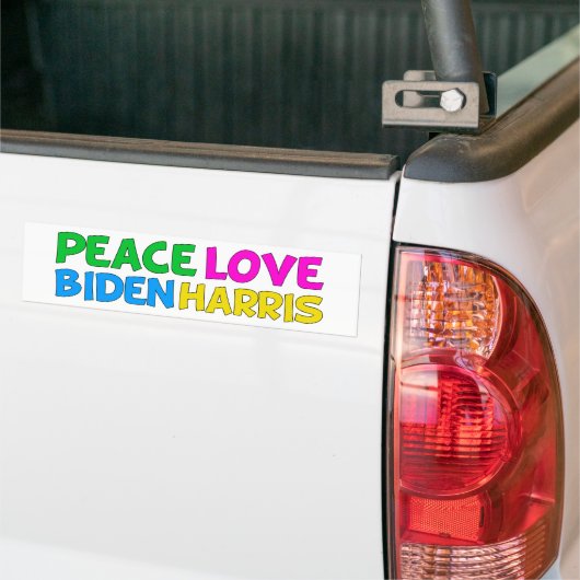 Peace Liebe Biden Harris 2024 - Wahl Autoaufkleber (Auf Lkw)