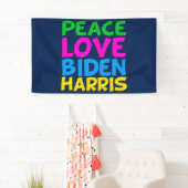 Peace Liebe Biden Harris Banner (Insitu)