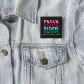PEACE LIEBE BIDEN HARRIS Stärker Smarter Kinder Button (Beispiel)