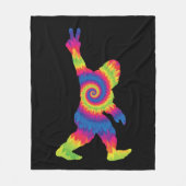 Peace Liebe Bigfoot - Bigfoot Lovers Fleecedecke (Vorderseite)