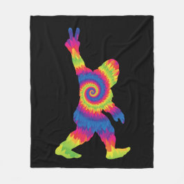 Peace Liebe Bigfoot - Bigfoot Lovers Fleecedecke