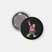 Peace Liebe Bigfoot - Bigfoot Lovers Magnet (Vorderseite/Rückseite)