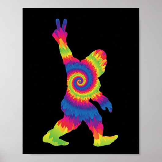 Peace Liebe Bigfoot - Bigfoot Lovers Poster (Vorne)