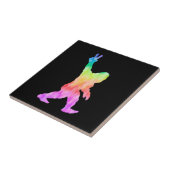 Peace Liebe Bigfoot Fliese (Seite)