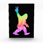 Peace Liebe Bigfoot Fotoblock (Vorderseite)