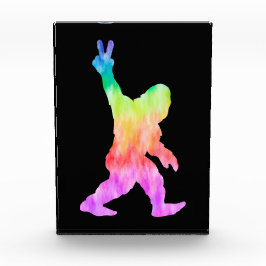 Peace Liebe Bigfoot Fotoblock