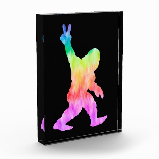 Peace Liebe Bigfoot Fotoblock (Links)