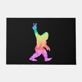 Peace Liebe Bigfoot Fußmatte