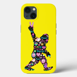 Peace Liebe Bigfoot Hippie Funny Bigfoot Lover Case-Mate iPhone Hülle