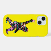 Peace Liebe Bigfoot Hippie Funny Bigfoot Lover iPhone 15 Hülle (Rückseite (Horizontal))